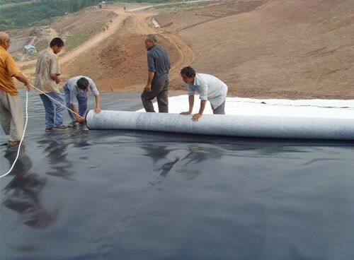 土工膜的施工案例